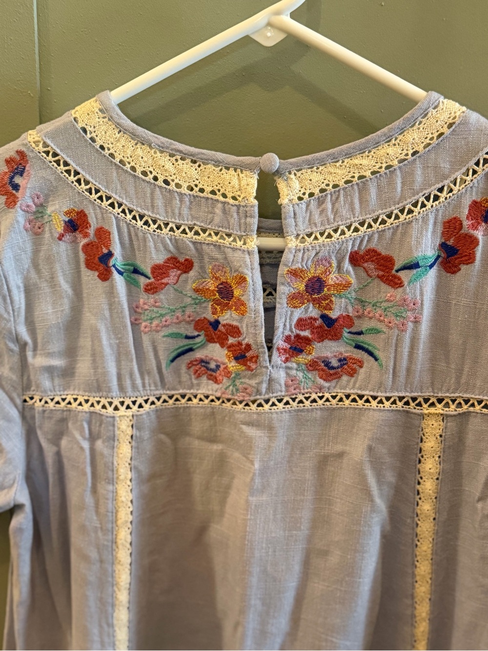 Umgee Short-Sleeve Embroidered Floral Dress - Picture 4 of 7